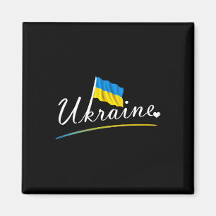 Aimant Soutenez l'Ukraine Je suis avec l'Ukraine 1