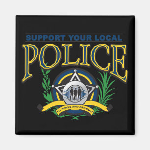 Aimant Soutenez votre police locale