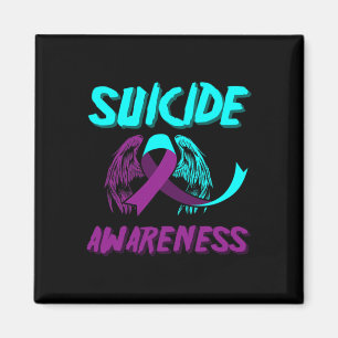 Aimant Soutenir les ailes de sensibilisation au suicide P