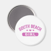 Aimant South Beach Girl (Recto/Verso)