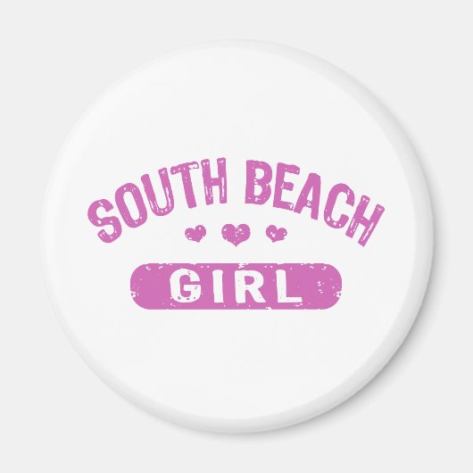 Aimant South Beach Girl (Devant)