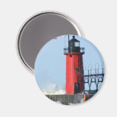 Aimant South Haven Lighthouse (Recto/Verso)