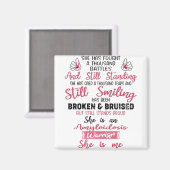 Aimant Soutien à la sensibilisation à l'amyloïdose Cadeau (Recto/Verso)