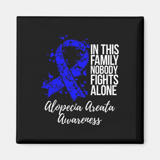 Aimant Soutien Alopecia Areata (Devant)