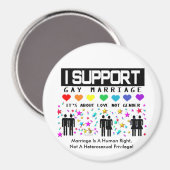 Aimant Soutien au mariage (Recto/Verso)