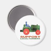 Aimant Soutien aux agriculteurs (Recto/Verso)