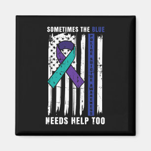 Aimant Soutien Blue Lives Police Suicide Law