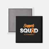 Aimant Soutien Escadron Leucémie Lutte pour (Recto/Verso)