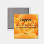 Aimant Soutien et force (Recto/Verso)