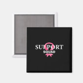 Aimant Soutien Squad Sensibilisation au cancer du sein Ru (Recto/Verso)