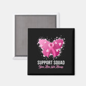 Aimant Soutien Squad Sensibilisation au cancer du sein Ru (Recto/Verso)