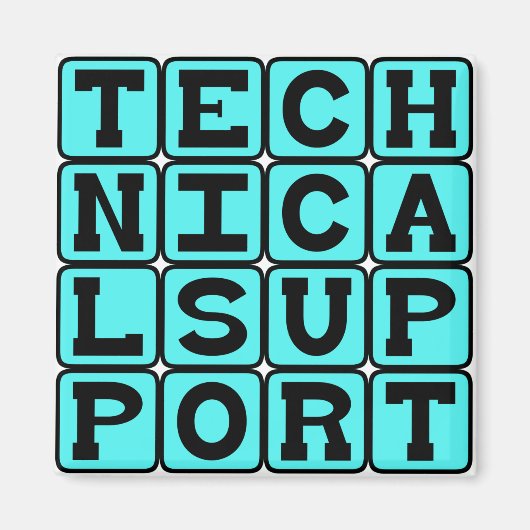 Aimant Soutien Technique, Bon Avec Gadgets (Devant)