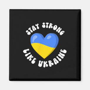 Aimant Soutien Ukrainien Drapeau Ukraine Amour Ukrainien