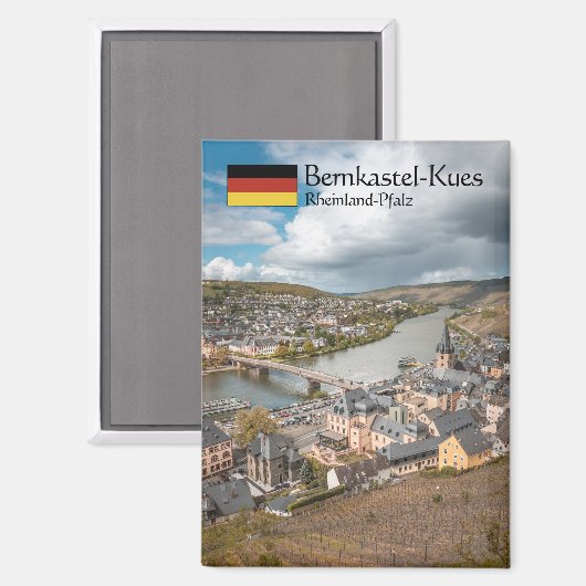 Aimant Souvenir Bernkastel-Kues (Recto/Verso)