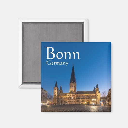 Aimant Souvenir Bonn Allemagne (Recto/Verso)