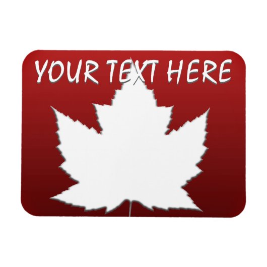 Aimant souvenir Canada Personnalisé Canada Magnets (Horizontal)