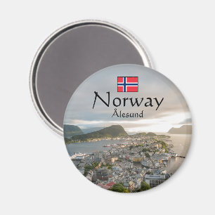 Aimant Souvenir d'Ålesund en Norvège
