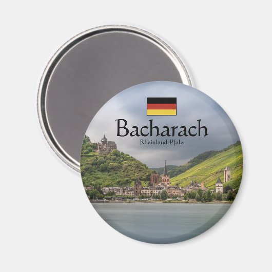 Aimant Souvenir de Bacharach (Recto/Verso)