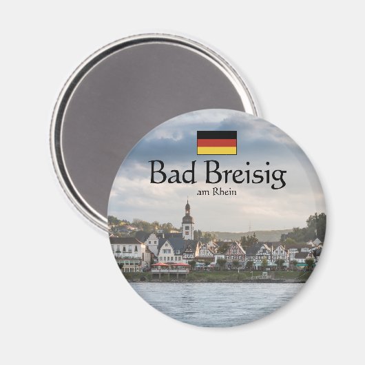 Aimant Souvenir de Bad Breisig (Recto/Verso)