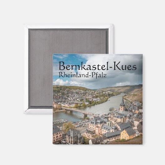 Aimant Souvenir de Bernkastel-Kues (Recto/Verso)