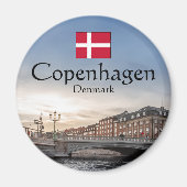 Aimant Souvenir de Copenhague (Devant)