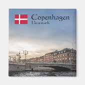 Aimant Souvenir de Copenhague (Devant)
