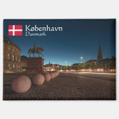 Aimant Souvenir de Copenhague (Recto)