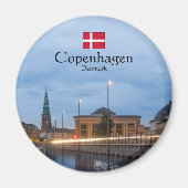 Aimant Souvenir de Copenhague (Devant)
