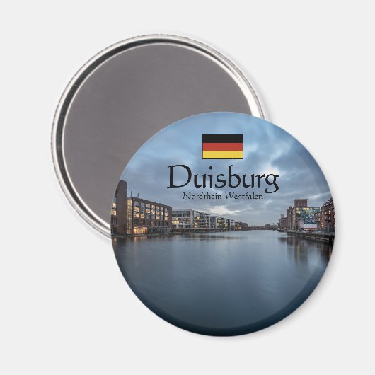 Aimant Souvenir de Duisbourg (Recto/Verso)