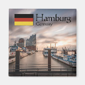 Aimant Souvenir de Hambourg (Devant)