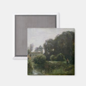 Aimant Souvenir de la Villa Borghèse, 1855 (Recto/Verso)