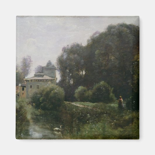 Aimant Souvenir de la Villa Borghèse, 1855 (Devant)