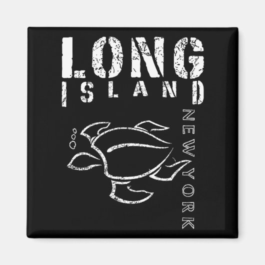 Aimant Souvenir de Long Island New York (Devant)