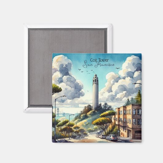 Aimant Souvenir de San Francisco (Recto/Verso)