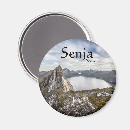 Aimant Souvenir de Senja (Recto/Verso)