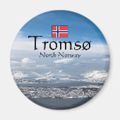 Aimant Souvenir de Tromso Norvège (Devant)