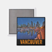 Aimant Souvenir de Vancouver (Recto/Verso)