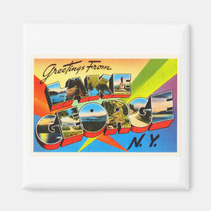 Aimant Souvenir de Vintage voyage de George New York NY