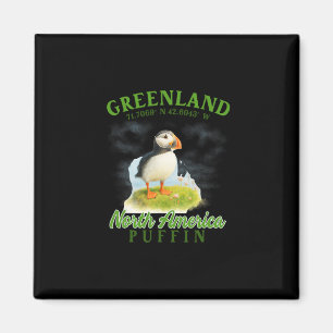 Aimant Souvenir de voyage au Groenland Macareux Arctique