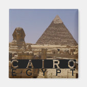 Aimant Souvenir du Caire Égypte (Devant)