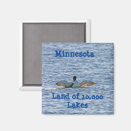 Aimant Souvenir du Minnesota (Recto/Verso)