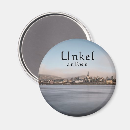 Aimant Souvenir d'Unkel sur le Rhin (Recto/Verso)
