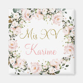 Aimant souvenir magnétique de Quinceanera (Devant)