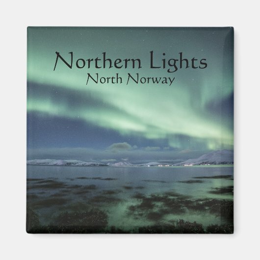 Aimant Souvenir Northern Lights (Devant)