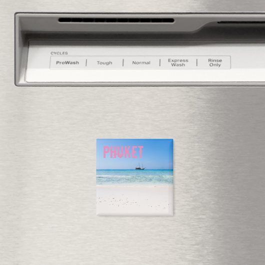 Aimant souvenir Phuket Beach Thaïlande (In Situ (Lave-vaisselle))