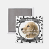 Aimant Souvenirs de chiens ou de chats pour toujours (Recto/Verso)