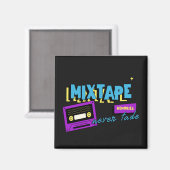 Aimant Souvenirs de mixtape Nostalgie de cassette rétro (Recto/Verso)