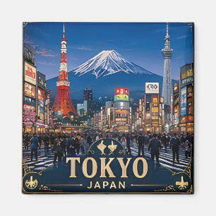 Aimant 🧲 Souvenirs de voyage à Tokyo depuis le Japon 🇯�
