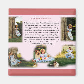 Aimant Souvenirs d'enfance Inspiration (Devant)