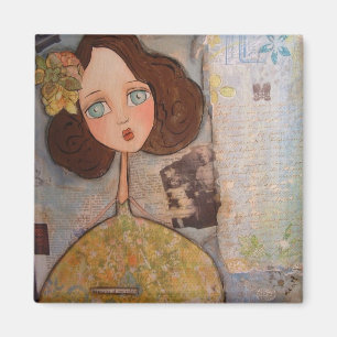 Aimant Souvenirs d'hiers… toujours à nos coeurs